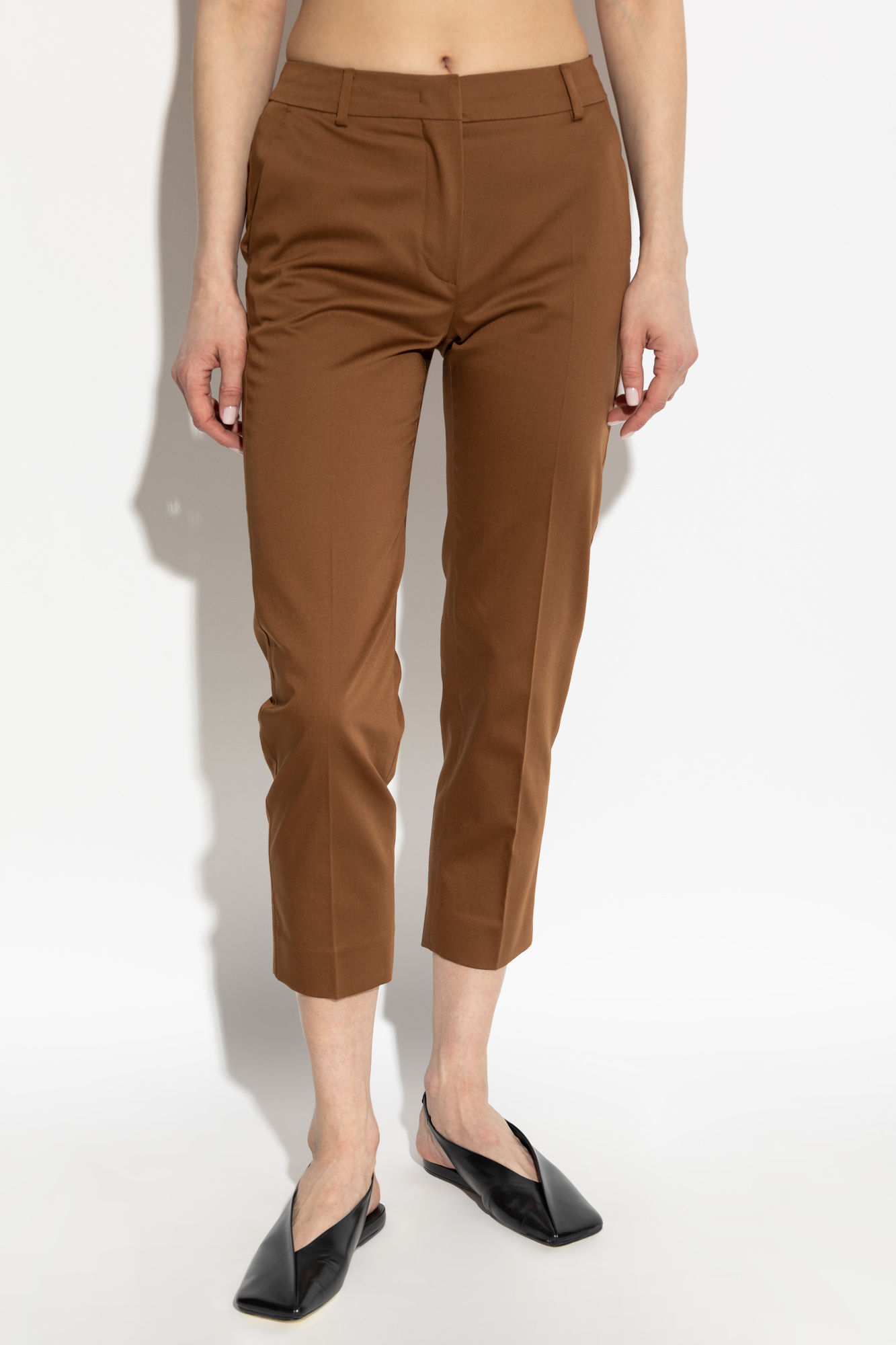 パンツ MAX MARA Women Straight Pants 2511131013600 002 BROWN Brown pants female | Max Mara